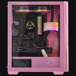 CASE XPG STRAKER ATX ROSADO 2x USB/HD AUDIO/ 2x FAN LED/ PANEL VIDRIO TEMPLADO - Image 5