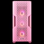 CASE XPG STRAKER ATX ROSADO 2x USB/HD AUDIO/ 2x FAN LED/ PANEL VIDRIO TEMPLADO - Image 4