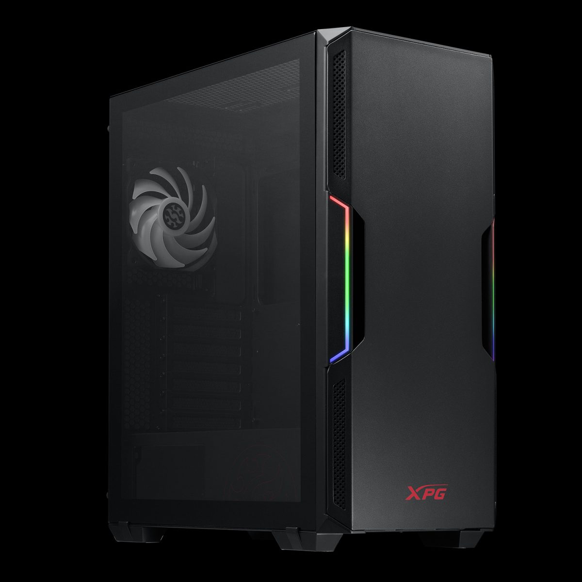 Case Xpg Starker Atx Negro 2X Usb/hd AUDIO/2X Fan Led/panel Acrilico - Image 3