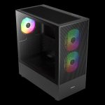 Case Gamdias Gaming Talos E3 Mesh Elite/atx Negro/usb+ Type C/hd AUDIO/3XFAN Arg 12CM/FRONTAL Malla - Lateral Vidri - Image 6
