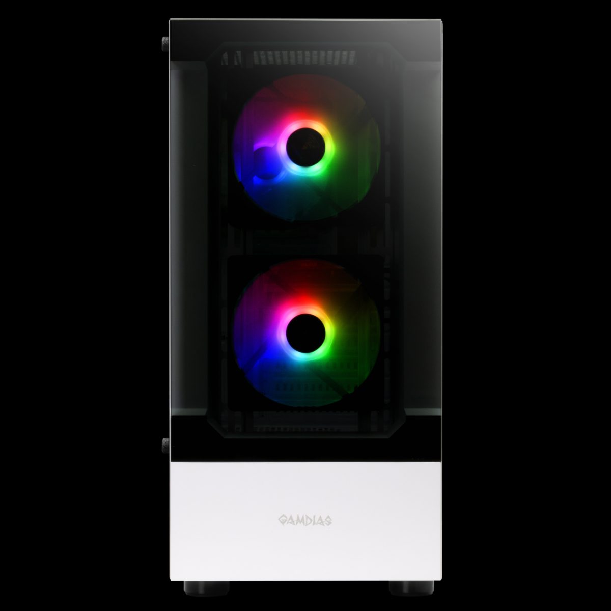 CASE GAMDIAS GAMING TALOS E3/ ATX BLANCO/ 3xUSB/ HD AUDIO/ 3xFAN ARG 12CM/ FRONTAL Y LATERAL VIDRIO TEMPLADO - Image 6