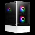 CASE GAMDIAS GAMING TALOS E3/ ATX BLANCO/ 3xUSB/ HD AUDIO/ 3xFAN ARG 12CM/ FRONTAL Y LATERAL VIDRIO TEMPLADO - Image 5