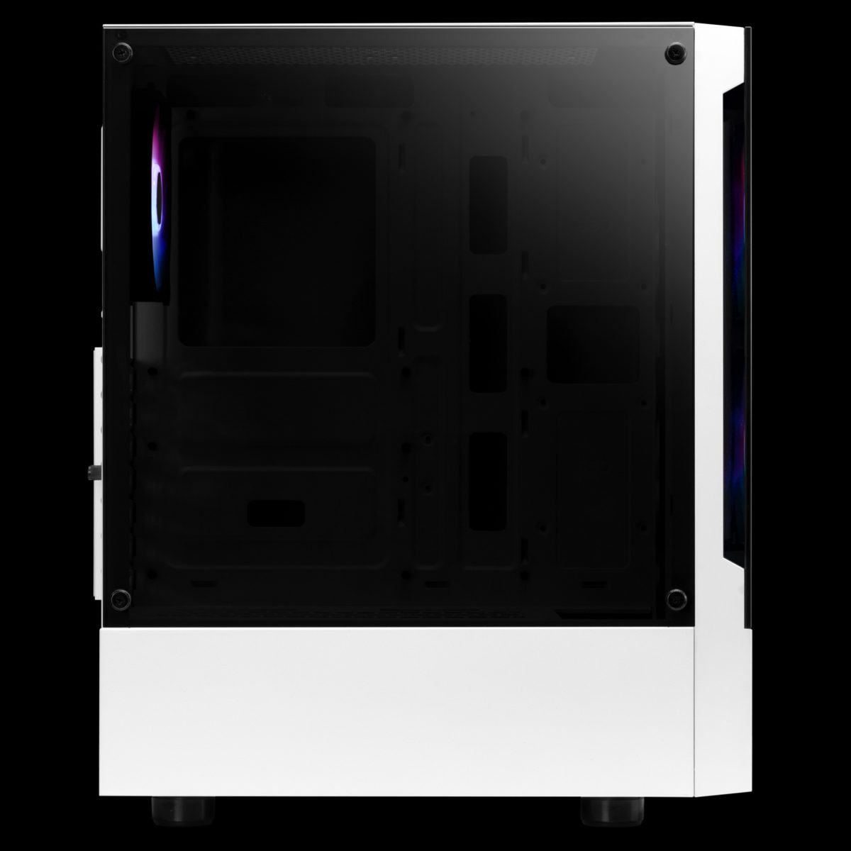 CASE GAMDIAS GAMING TALOS E3/ ATX BLANCO/ 3xUSB/ HD AUDIO/ 3xFAN ARG 12CM/ FRONTAL Y LATERAL VIDRIO TEMPLADO - Image 4