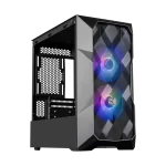 CASE COOLER MASTER TD300 MESH MTOWER BLANCO/ 2xUSB30/ HD AUDIO/ 3x FAN 12CM ARGB/ FRONTAL MALLA-LATERAL VIDRIO