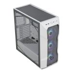 CASE COOLER MASTER BOX TD500 MESH V2 MID TOWER BLANCO/ 2xUSB30/ HD AUDIO/ 3x FAN 12CM ARGB/ FRONTAL MALLA-LATERAL VIDRI - Image 3