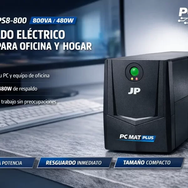 pc mat plus no break jp ups8 800.