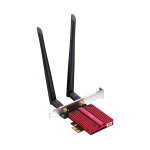 TARJETA RED CUDY WE3000S ADAPTADOR WIFI 6E BLUETOOTH 52 PCI EXPRESS GIGABIT AX5400 2 ANTENAS CON DISIPADOR DE CALOR - Image 4