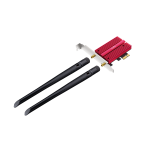 TARJETA RED CUDY WE3000S ADAPTADOR WIFI 6E BLUETOOTH 52 PCI EXPRESS GIGABIT AX5400 2 ANTENAS CON DISIPADOR DE CALOR - Image 2