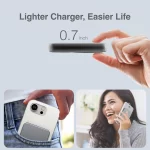 POWER BANK ARGOM MS10 MAGNETICO/ 10000mAH/ ALUMINIUM SILVER - Image 5
