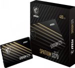 SSD MSI 480GB 25" SATA III 6Gb/s 500MB/s 450MB/s SPATIUM S270