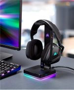 Soporte Corsair PARA Audifono ST100 / 35MM / RGB / USB 31 / Negro - Image 2