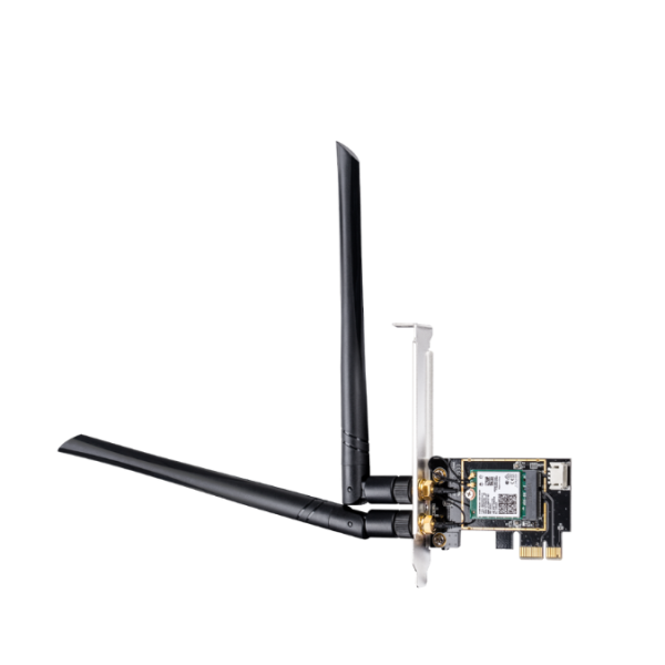 TARJETA RED CUDY WE3000 ADAPTADOR WIFI 6E BLUETOOTH 52 PCI EXPRESS GIGABIT AX5400 2 ANTENAS