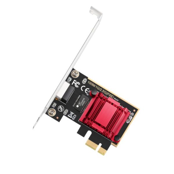 TARJETA RED CUDY PE25 PCI EXPRESS GIGABIT 25 Gbps 10/100/1000Mbps RJ45