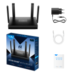 ROUTER CUDY WR1500 WIFI 6 AX1500 DUAL BAND 4 PUERTOS GIGABIT 1000/100/10 Mbps 4 ANTENAS - Image 2