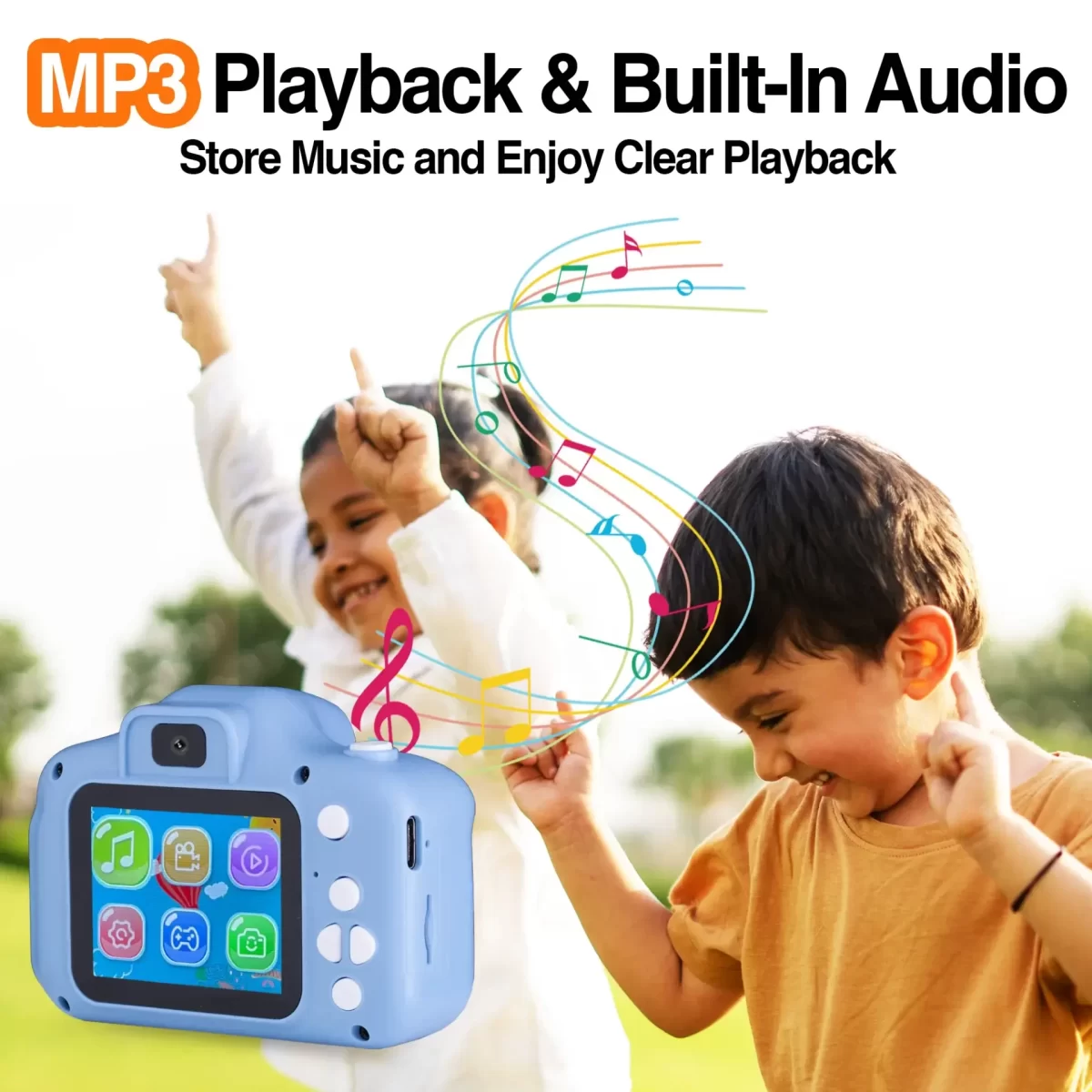 CAMARA DIGITAL ARGOM LENTE DUAL PARA NI?OS/ AZUL - Image 6