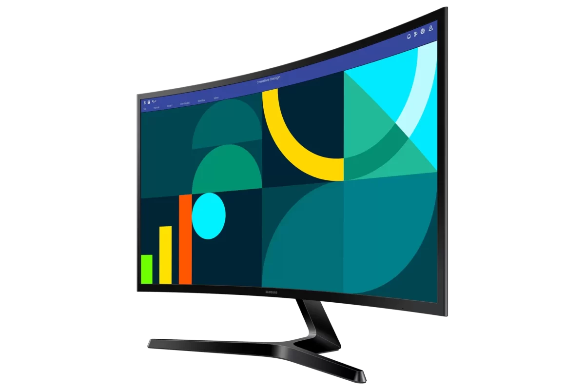 Monitor Samsung 27 curvo 100Hz Full HD ideal para home office y entretenimiento PC MAT PLUS