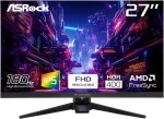pc mat plus asrock phantom gaming pg27fft1a monitor 27 ips fhd 180hz frontal 01