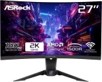 pc mat plus asrock phantom gaming pg27qrt2a monitor curvo 27 qhd 180hz frontal 01