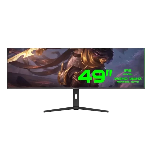 pc mat plus gamemax gmx49cwq monitor 49 ultrawide frontal 01
