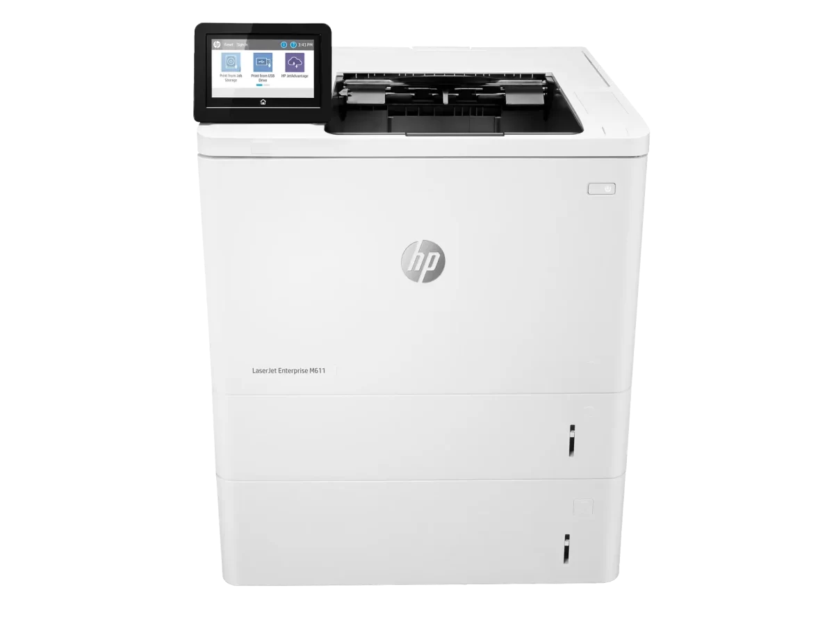 pc mat plus hp m611dn frontal