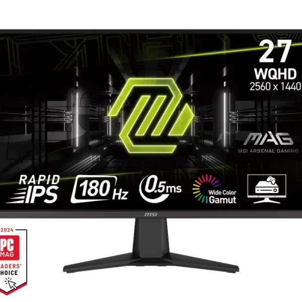 pc mat plus msi mag 275qf 27 rapid ips qhd 180hz 9s6 3ce21m 014 frontal 01