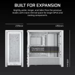 pcmatplus case corsair frame 4000d rs blanco 03
