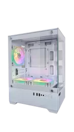 pcmatplus case gamer vidrio blanco 04